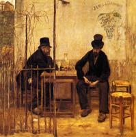 Jean Francois Raffaelli - The Absinthe Drinkers